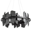 Load image into Gallery viewer, Ardesia Circular LED Pendant - Black Finish
