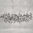 Load image into Gallery viewer, Argent Linear Chandelier - Stainless Steel
