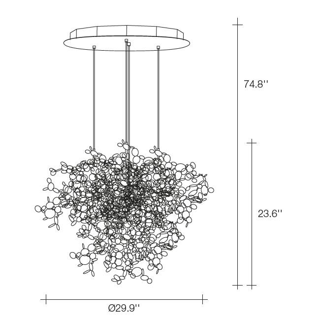 Argent Round Suspension - Diagram