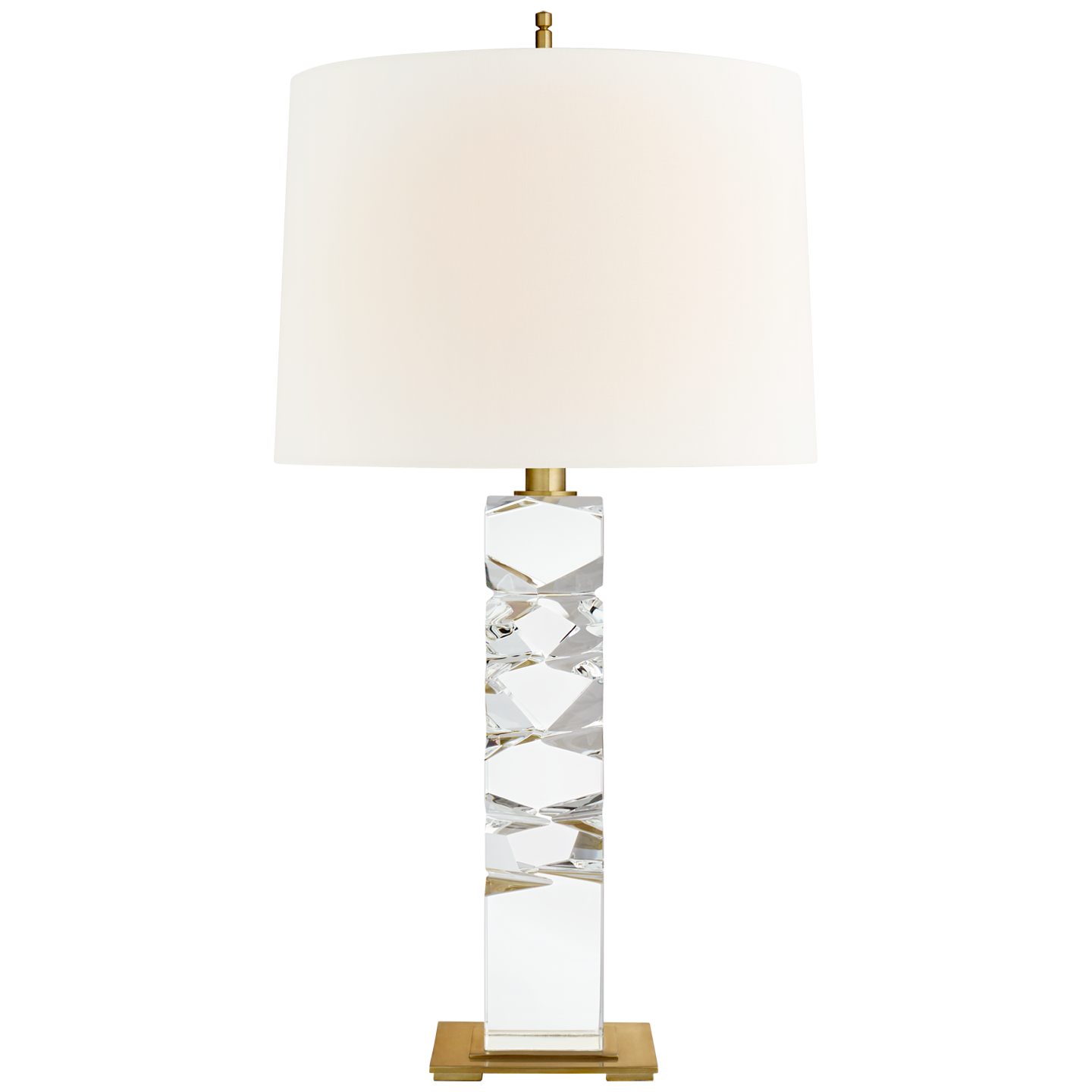 Argentino Large Table Lamp - Hand-Rubbed Antique Brass Finish