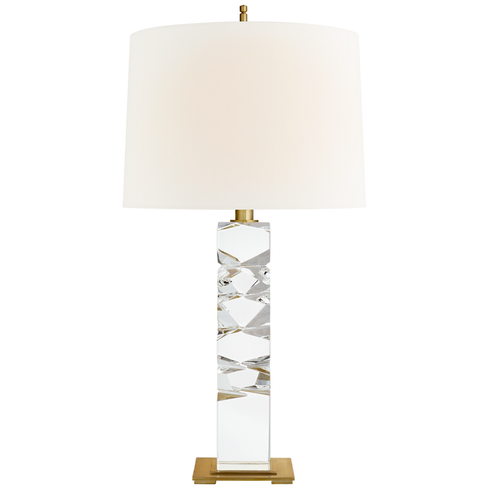 Argentino Large Table Lamp - Hand-Rubbed Antique Brass Finish