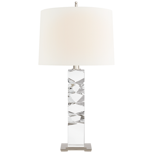 Argentino Large Table Lamp - Polished Nickel Finish