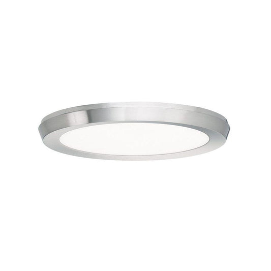 Argo 11.5" LED Round Flush Mount Ceiling Light - Brushed Nickel Finish