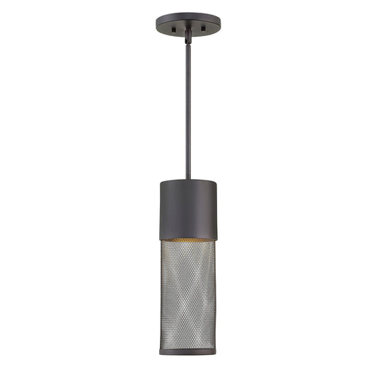 Aria Outdoor Pendant - Black Finish