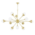 Load image into Gallery viewer, Ariana Chandelier - Aged Brass Finish
