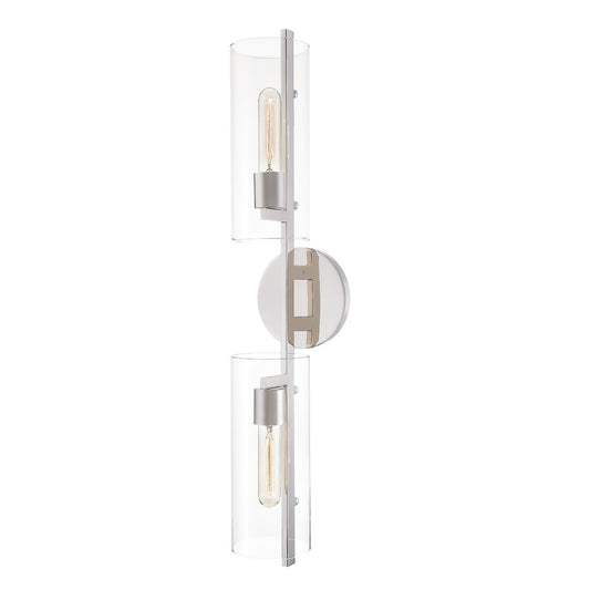 Ariel 2-Light Wall Sconce - Polished Nickel