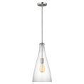 Load image into Gallery viewer, Arilda One Light Pendant - Brushed Nickel Finish
