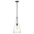 Load image into Gallery viewer, Arilda One Light Pendant - Bronze Finish
