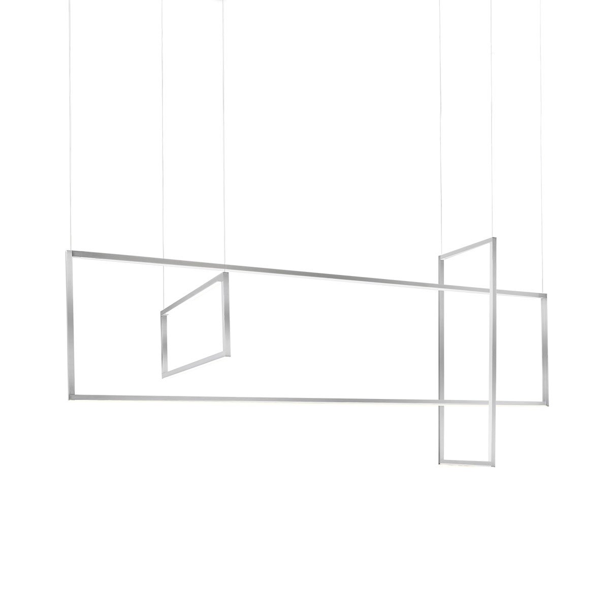 Arkell Linear Suspension - Brushed Nickel