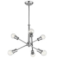 Load image into Gallery viewer, Armstrong 6-Light Chandelier - Chrome Finish
