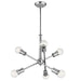 Armstrong 6-Light Chandelier - Chrome Finish