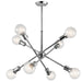 Armstrong 8-Light Chandelier - Chrome Finish