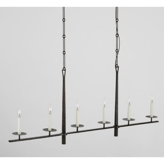 Arnav Large Linear Chandelier - Display