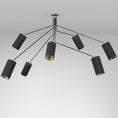 Load image into Gallery viewer, Array Cotton Pendant - Bronze/Satin Brass Finish
