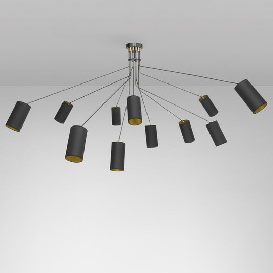 Array Large Cotton Pendant - Bronze/Satin Brass Finish