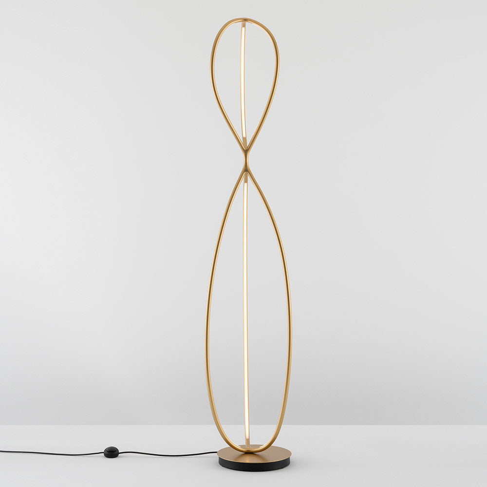 Arrival LED Floor Lamp - Brass Finish