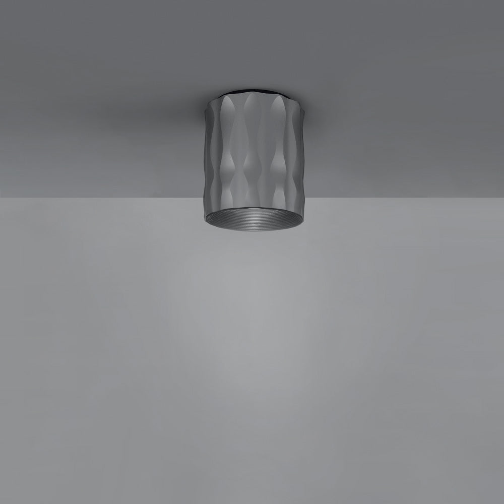 Fiamma Short LED Ceiling Light - Grey Finish