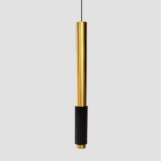 Cylinder Downlight Pendant - Gold/Black