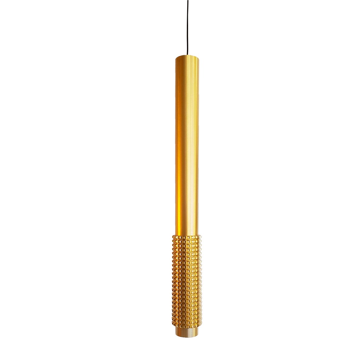 Cylinder Downlight Pendant - Gold Finish