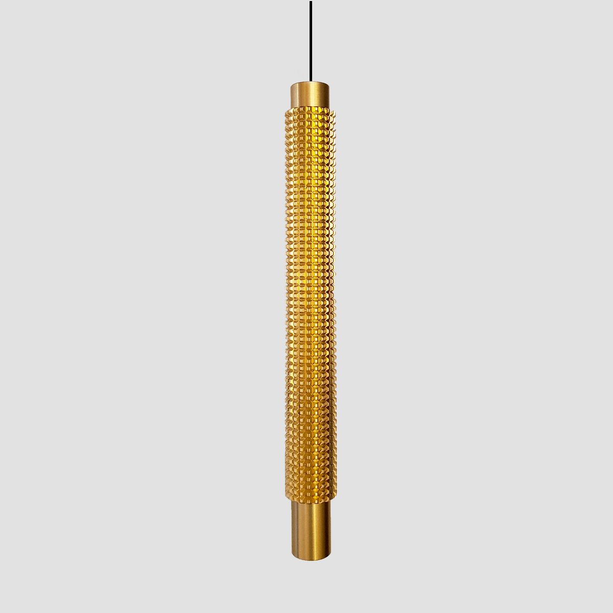 Cylinder Downlight Pendant - Gold Finish