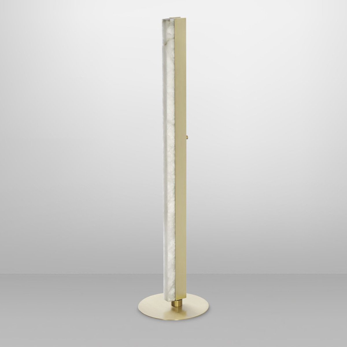 Artes Floor Lamp - Satin Brass Finish