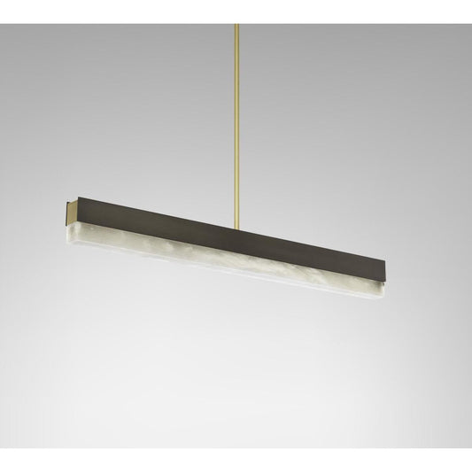 Artes 35" Linear Pendant - Dark Bronze Finish