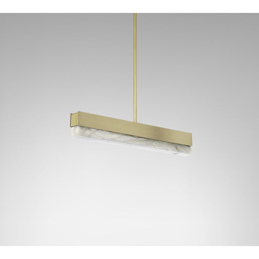 Artes 24" Linear Pendant - Satin Bras Finish