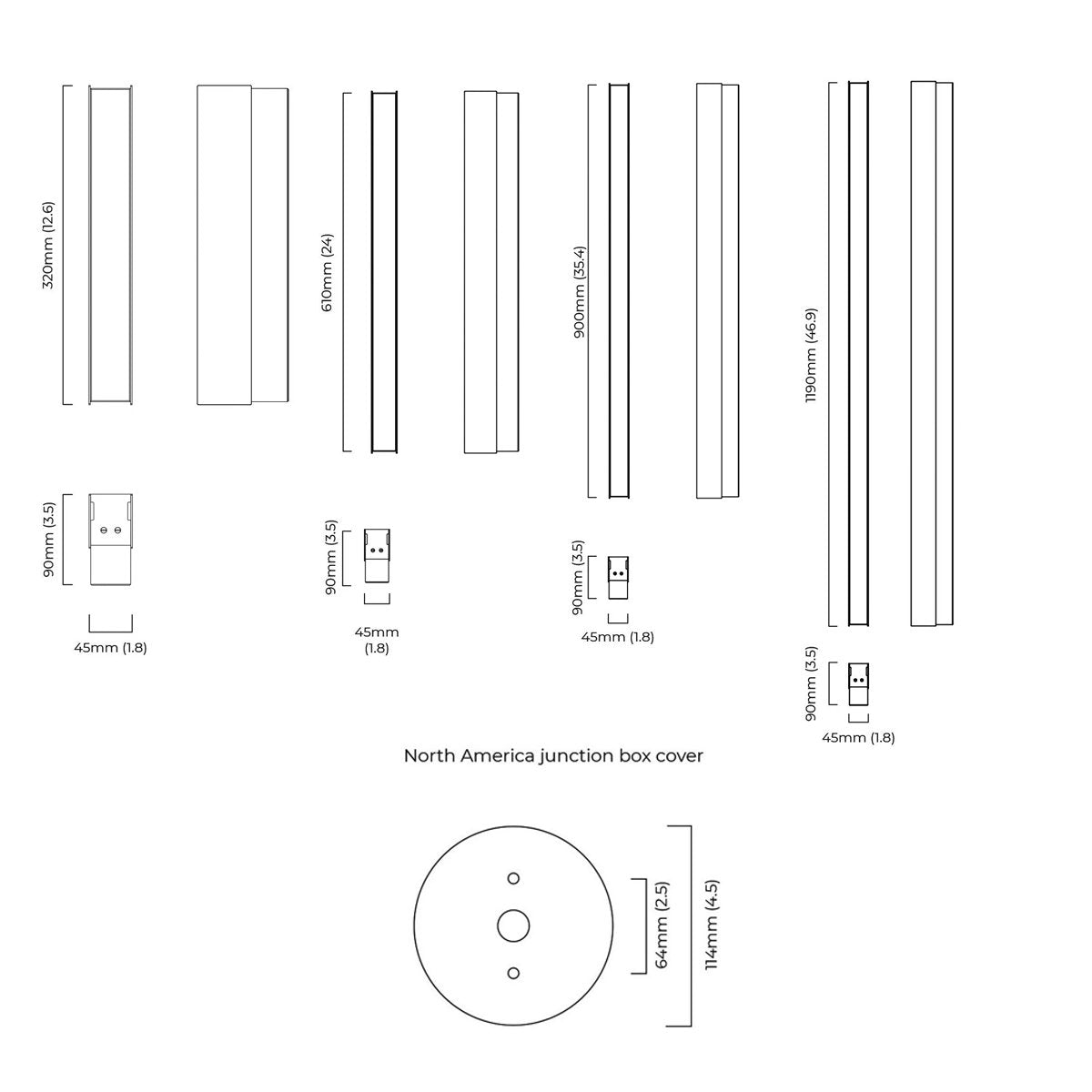 Artes Wall Sconce - Diagram