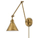 Arti Double Arm Wall Sconce - Heritage Brass Finish