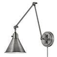 Load image into Gallery viewer, Arti Double Arm Wall Sconce - Polished Antique Nickel Finish
