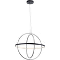 Load image into Gallery viewer, Arvo Large Chandelier - Matte Black & Chrome
