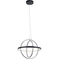 Load image into Gallery viewer, Arvo Small Chandelier - Matte Black & Chrome
