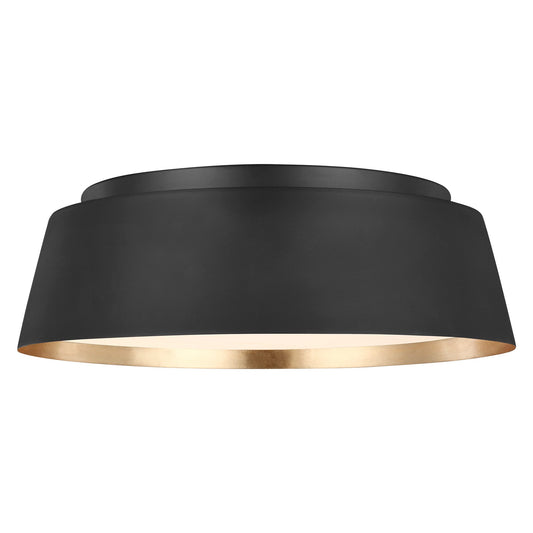 Asher Medium Flush Mount - Midnight Black Finish