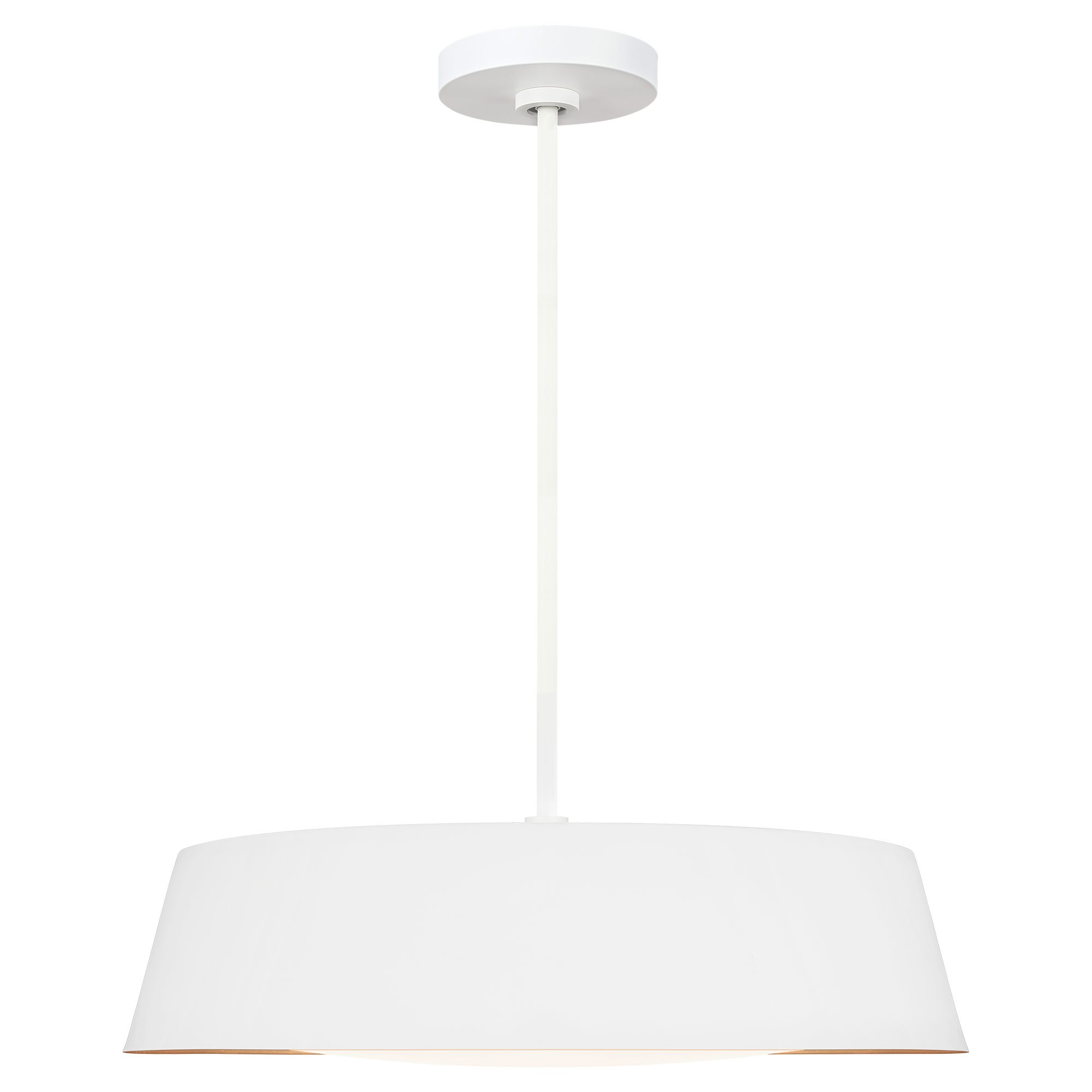 Asher Pendant - Matte White Finish