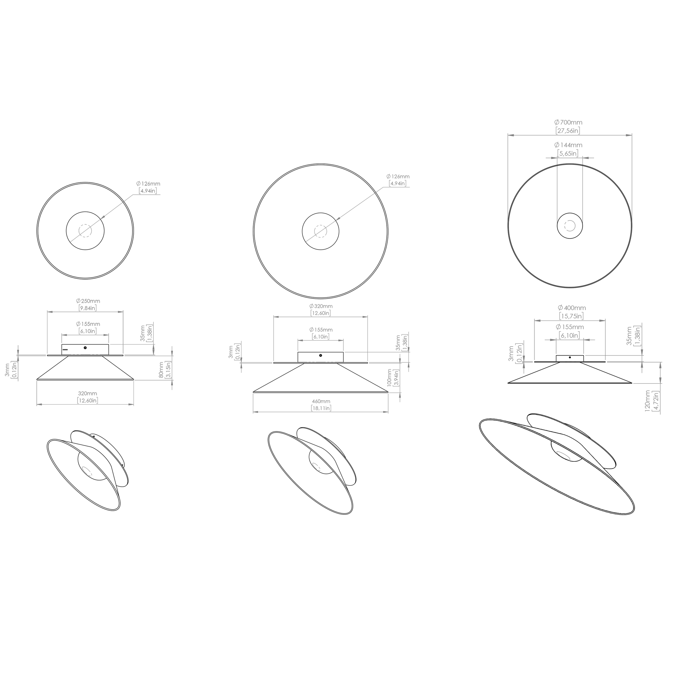 Asia LED Wall / Semi-Flushmount - Diagram