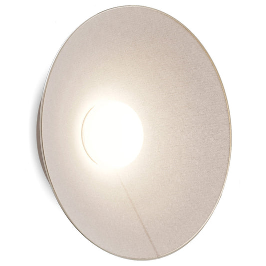 Asia Large LED Wall / Semi-Flushmount - Satin Gold Nickel Finish