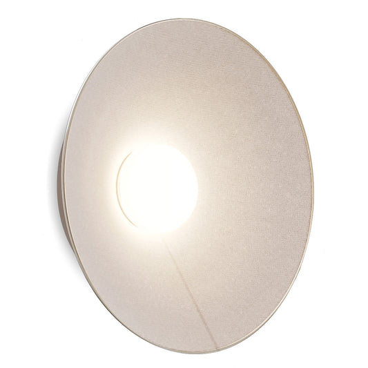 Asia Small LED Wall / Semi-Flushmount - Satin Gold Nickel Finish