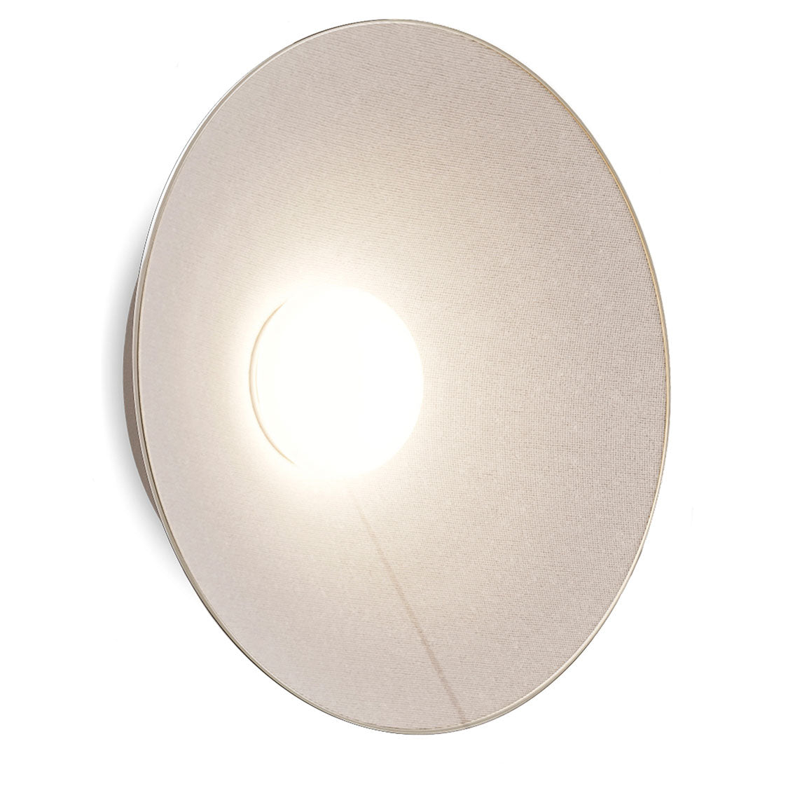 Asia Medium LED Wall / Semi-Flushmount - Satin Gold Nickel Finish