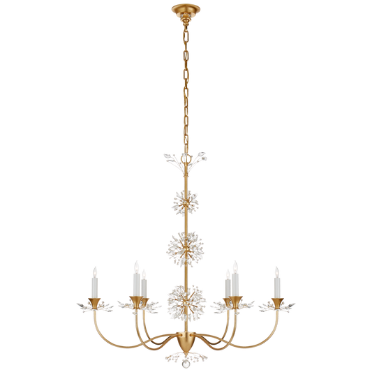 Aspra Medium Chandelier - Gild Finish