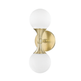 Load image into Gallery viewer, Astoria Wall Sconce - Aged Brass Finish
