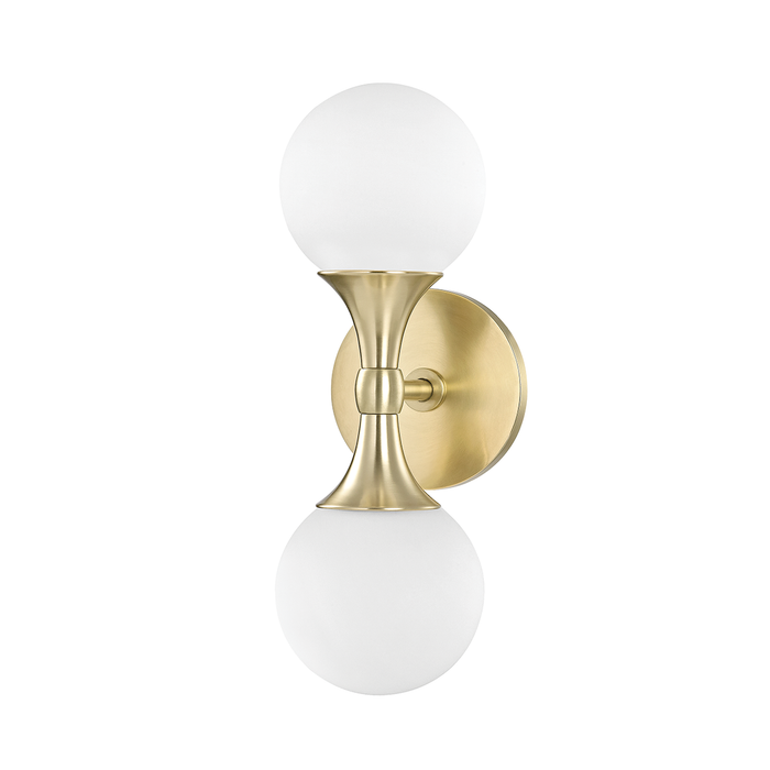 Astoria Wall Sconce - Aged Brass Finish