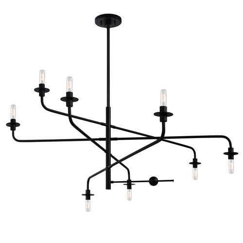 Atelier 8-Light Pendant - Satin Black