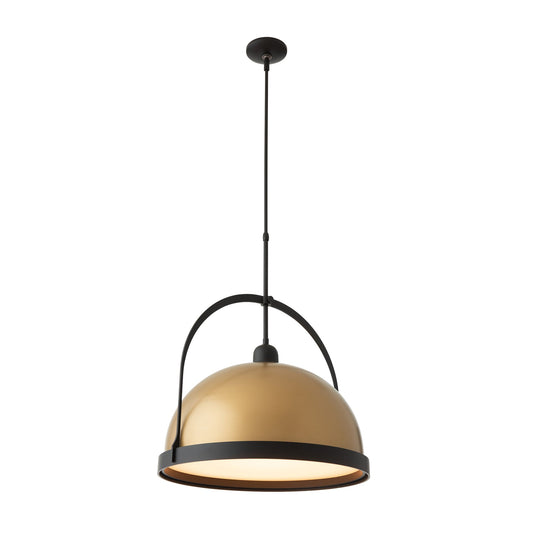 Atlas Large Pendant - Black/Soft Gold Finish