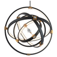 Load image into Gallery viewer, Atomic LED Pendant - Aged Brass Finish
