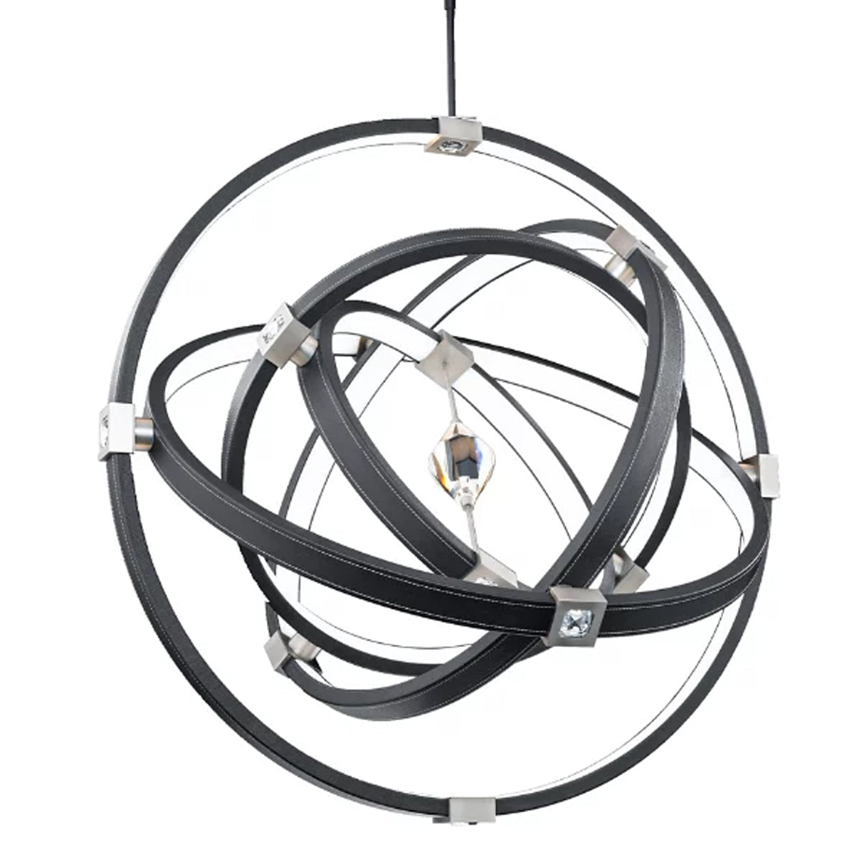 Atomic LED Pendant - Brushed Nickel Finish