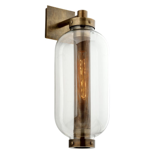 Atwater Large Outdoor Wall Sconce - Vintage Brass Finish