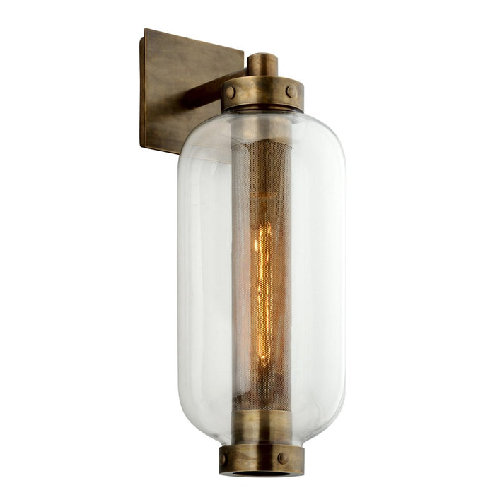 Atwater Medium Outdoor Wall Sconce - Vintage Brass Finish