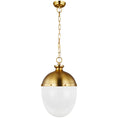 Load image into Gallery viewer, Aubry Pendant - Burnished Brass Finish
