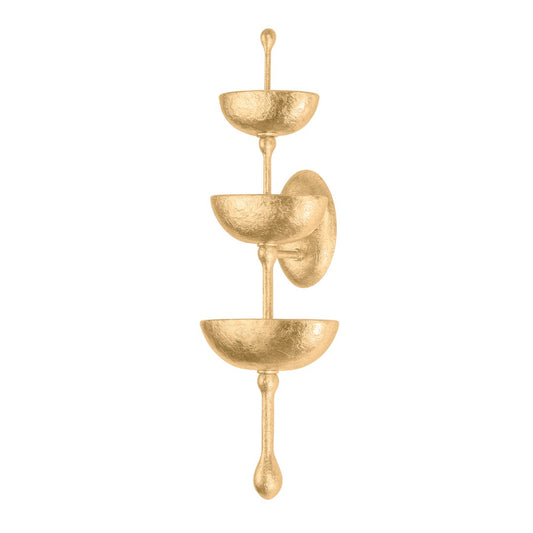 Aura Wall Sconce - Vintage Gold Leaf