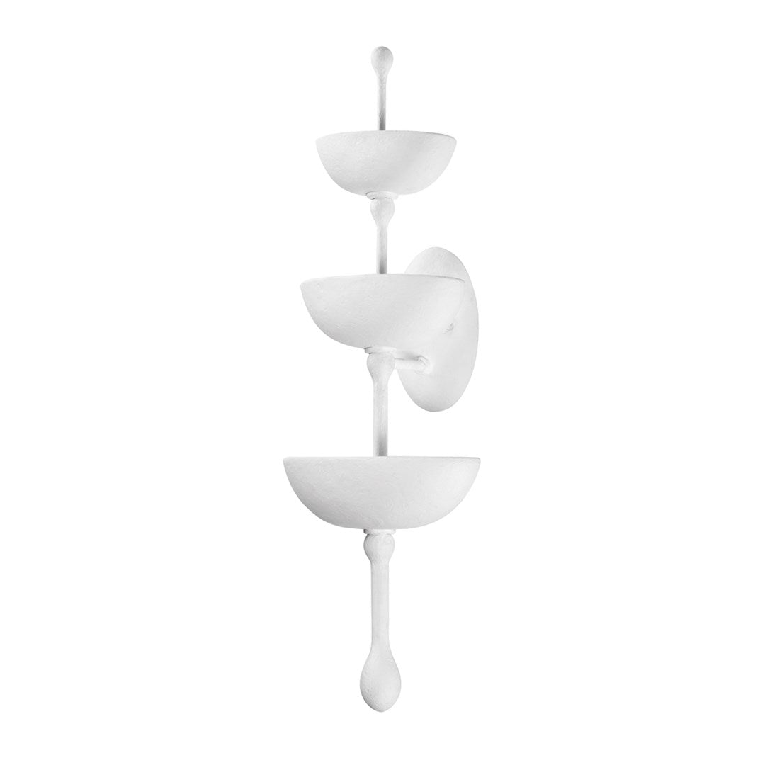 Aura Wall Sconce - Gesso White